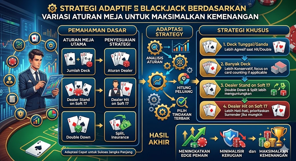 strategi blackjack adaptif